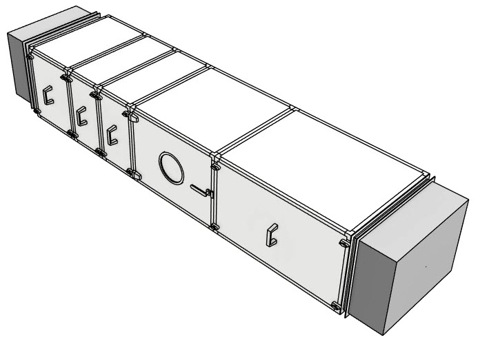 Установка приточная П1 VKC-SV-P-5-GSsF4H3H3VsNG-R